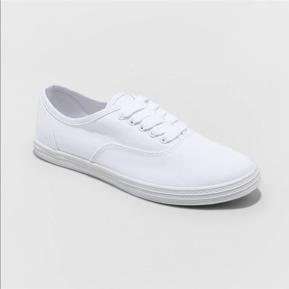White Canvas Sneakers 9